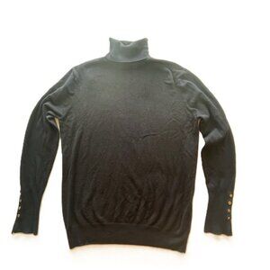 Zara Soft Black Turtle Neck Sweater- Size XL